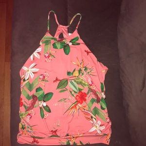 NWT Express floral tank top blouse